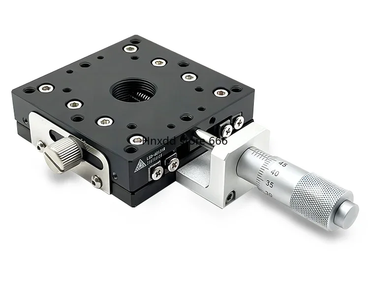 X-axis displacement platform optical manual adjustment translation cross slide