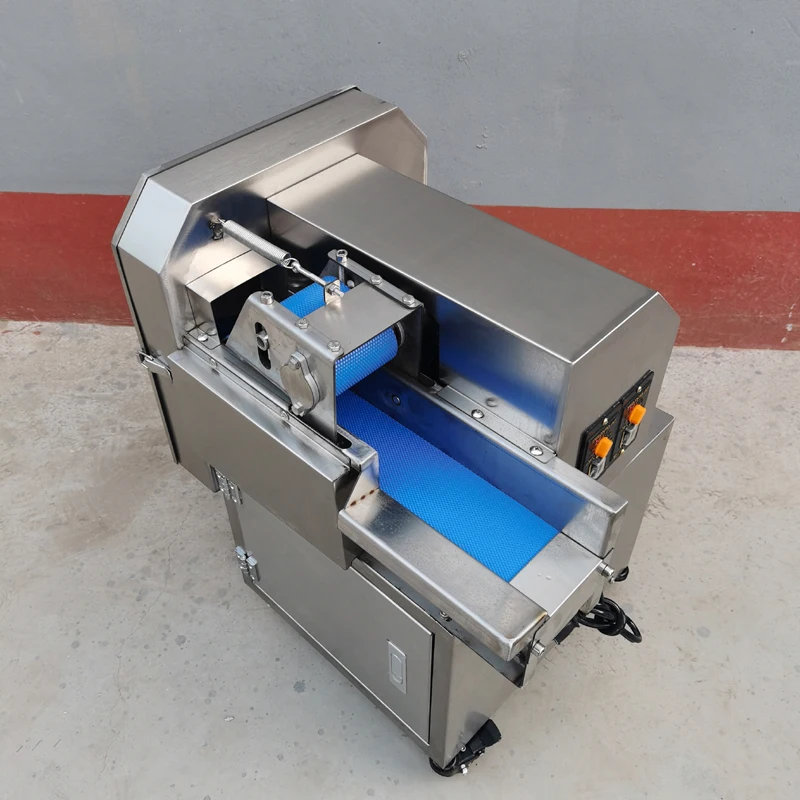 Vegetable Slicing Machine Double-head Vegetable Dicer Commercial Chopping Vegetables Onion Cutter Machine