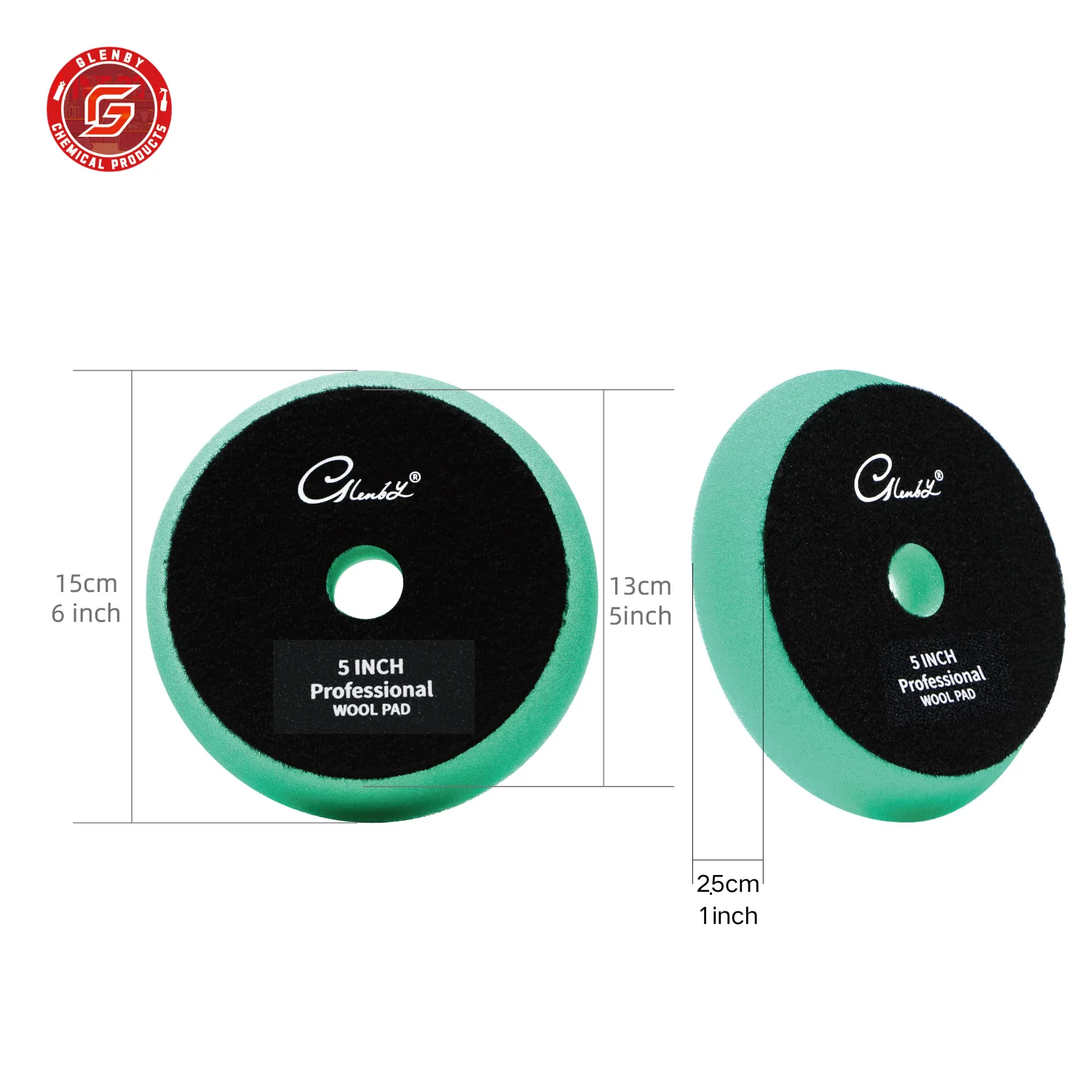 1/2 pcs 5 inch Buffing Sponge Pads Cutting Polishing Pad for Car Buffer Boat Polisher Compounding,Polishing & Waxing