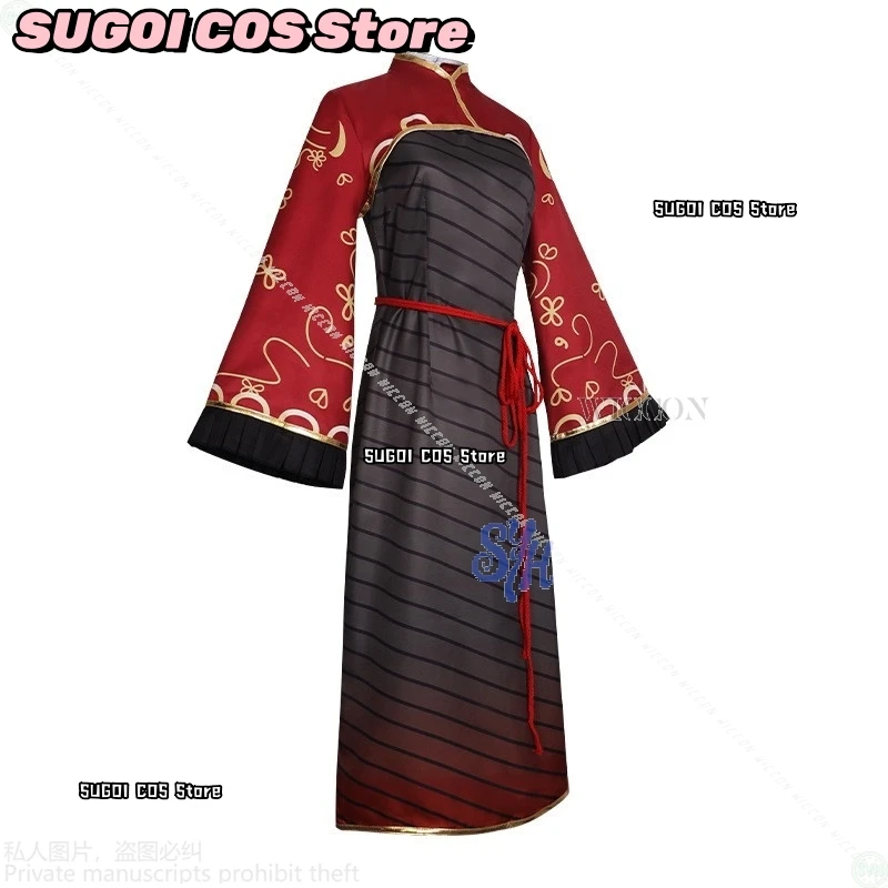 เจีย ซีชุน คอสเพลย์ อนิเมะ เกม ลิมบัส คอมพ์ไน คาวาอิ สไตล์จีน ชุดกี่เพ้าสีแดง ชุดกี่หลาสไตล์เรโทร โลลิต้า ฮาโลวีน คริสต์มาส {SUGOI COS}