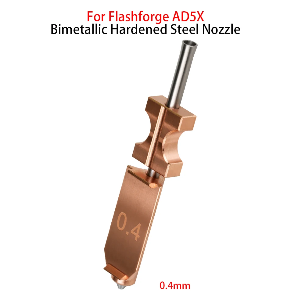 Für Flashforge AD5X Düse Neue Verbesserte Bimetall-Hartstahl-Hotend-Düsen 0,4 mm für AD5X 3D-Drucker Ersatzteile – Detail 8