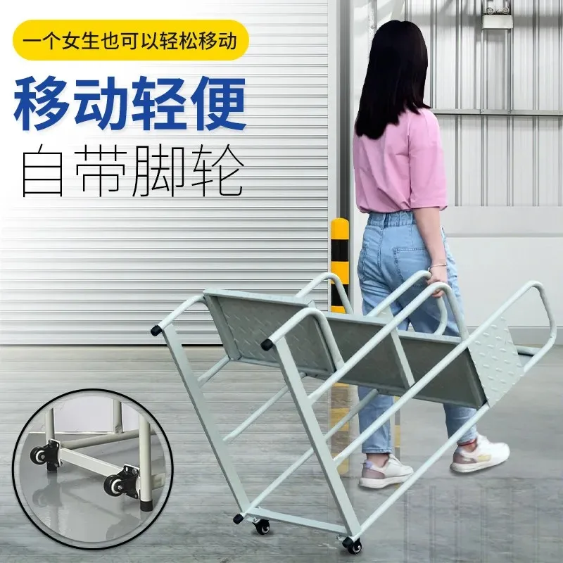 Ladder climbing car 2 steps 3 steps supermarket shelf stool household pickup ladder movable platform ladder