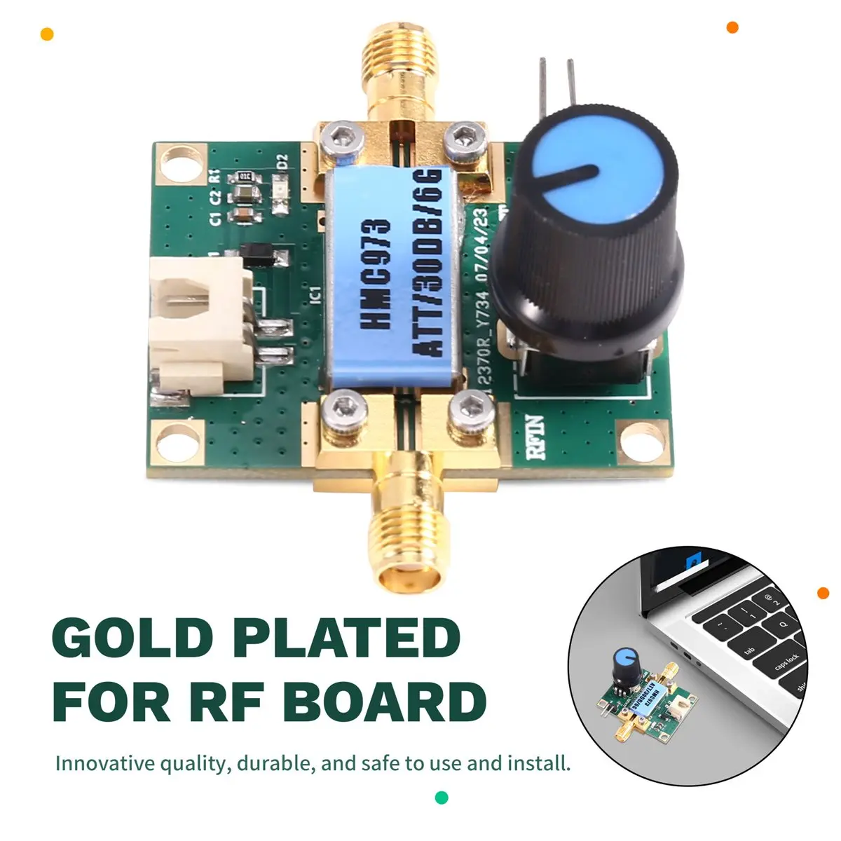 Y1756A*☀▃HMC973 Voltage Attenuator for Board 6GHz Bandwidth Up to 31dB ALC