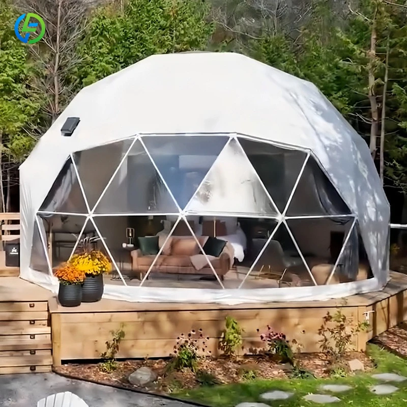 Luxury Sleeping Space Mobile Portable Outdoor Waterproof Camping Dome Tent House High-End Prefabricated FL Customized