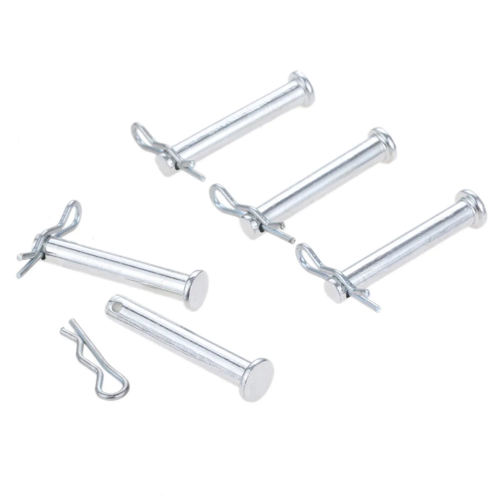 DRELD 5 Pairs M8*50mm Stainless Steel Clip Hitch Pin Fastener For Farming Machine Air Cool Diesel Engine Accessories