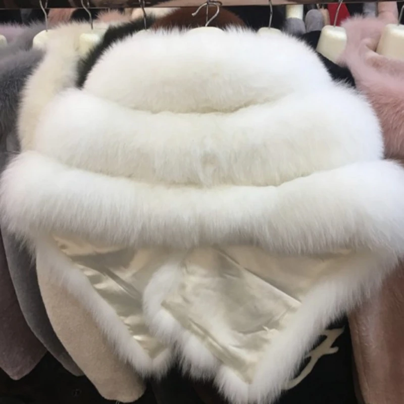 White Wedding Fur Shawl Fox Fur Shawl Wraps for Women