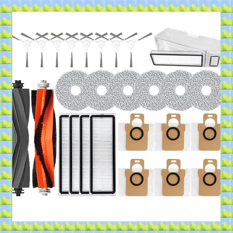 FZFZ Per Dreame L10S Ultra / S10 Pro Parti Per XIAOMI Norma Mijia Omni 1S B101CN Robot X10 + Vuoto Principale Spazzola Laterale filtro