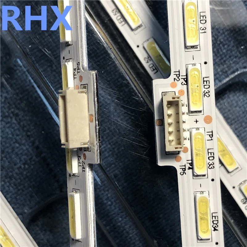 2piece/lot LED STRIPS LEFT  RIGHT YLS_HRN55_7020_REV2 FOR 55