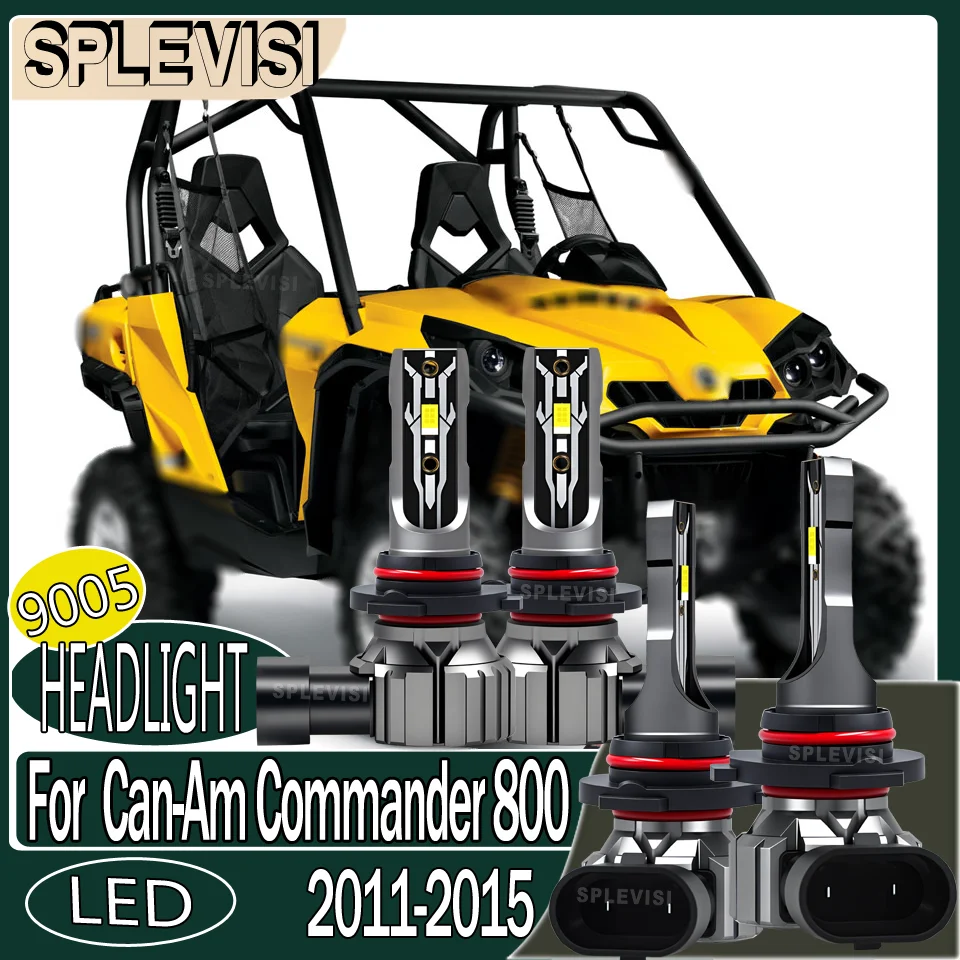 

Easy Setup Waterproof & Shockproof 60000hrs Lifetime LED motorcycle Headlight For Can-Am Commander 800 2011 2012 2013 2014 2015