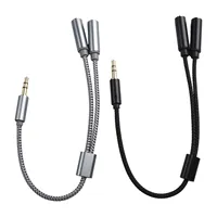 3.5mm Headphone Adapter Cables Split Into Two Extension Cable Audio Splitter Y1 Interface Male To 2 Female M/F 3.5mm Stereo