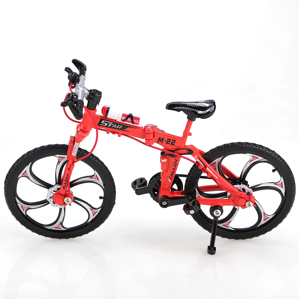 

(Boxed), 1/8 scale, realistic folding mountain bike style model, metal casting, tabletop decoration, the best gift