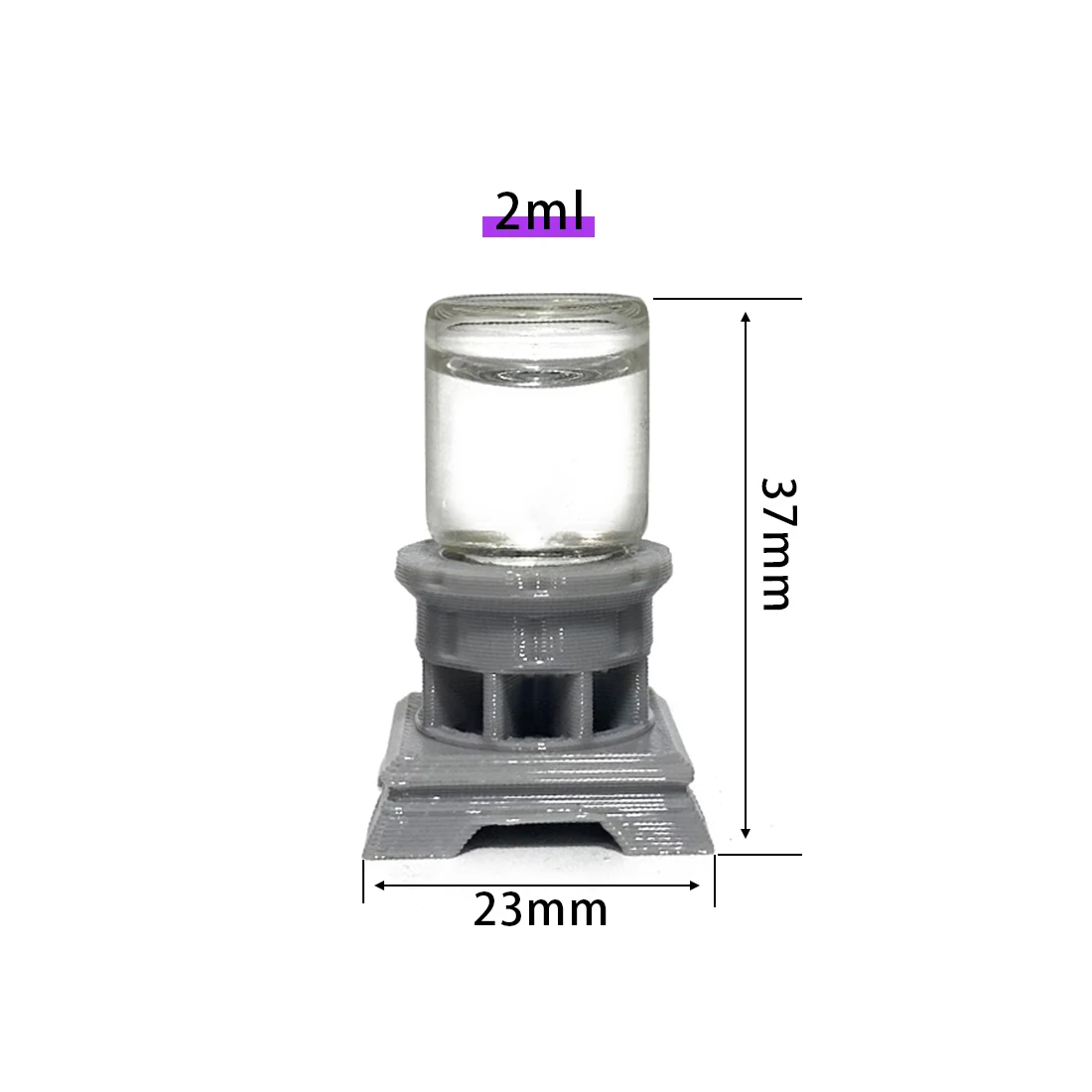 1ml - 30ml Glas-Wasserspender für Ameisenkolonien, verhindert Ertrinken, Honig-Zucker-Wasser kann direkt gegeben werden, Formicarium-Farm-Zubehör