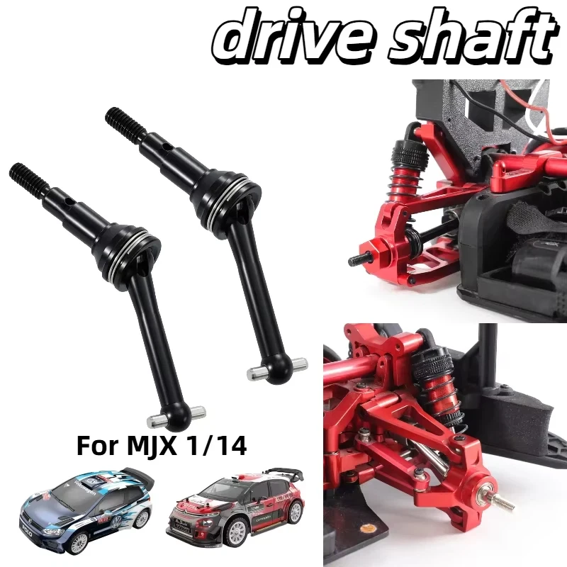 

MJX CVD Drive Shafts Metal Front And Rear Upgrade Spare Parts For 1/14 14301 14302 14303 14304 RC Racing Car Accessories Spot