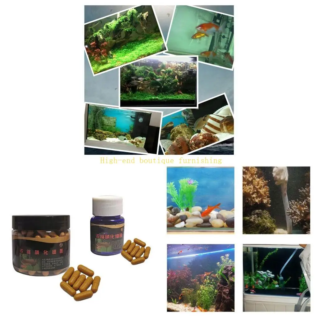 L9NB Aquarium Nitrine Pacteria Super Capsule Capsule Fish for Tank Pond Cleaning Mater Supplies Supplies #1