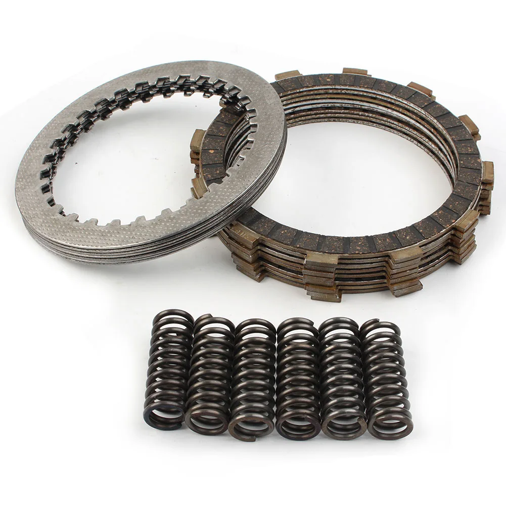 1Set Motorbike Heavy Duty Clutch Kit Disks Discs Springs For Honda CRF450R CRF450X TRX450R TRX450ER