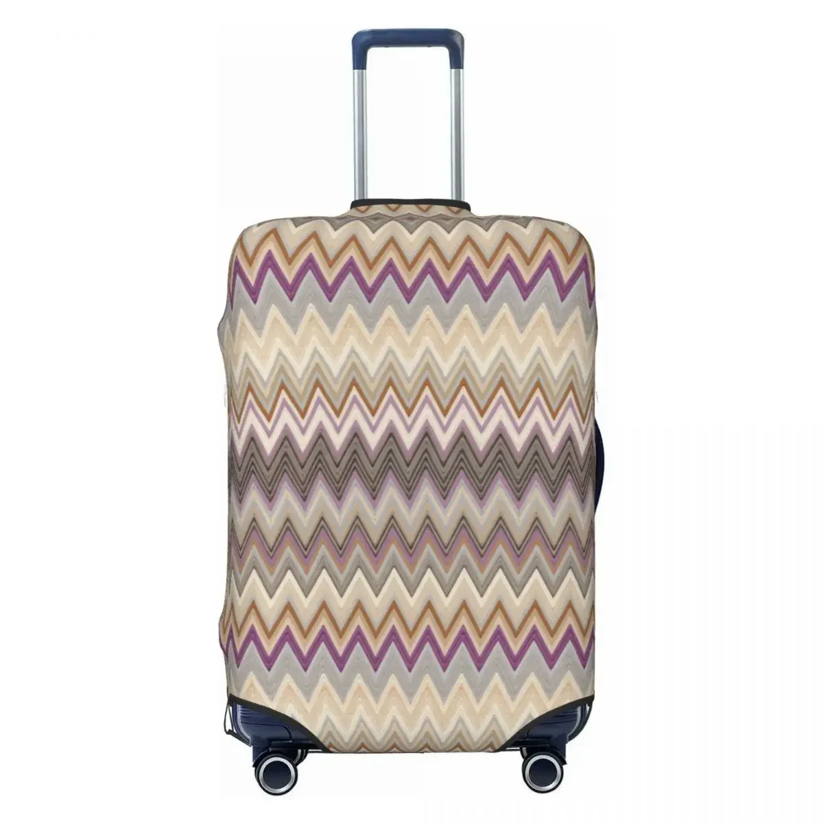 Custom Modern  Geometric Art Luggage Cover Protector Cute Bohemian Travel Suitcase Covers for 18-32 Inch