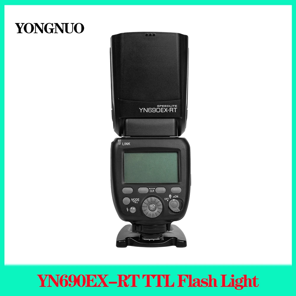 Yongnuo YN690EX-RT 2000mAh akumulator litowo-jonowy Speedlite latarka 2.4G bezprzewodowy HSS TTL/M/MULTI/Gr GN60 do lustrzanka cyfrowa kanonicznego