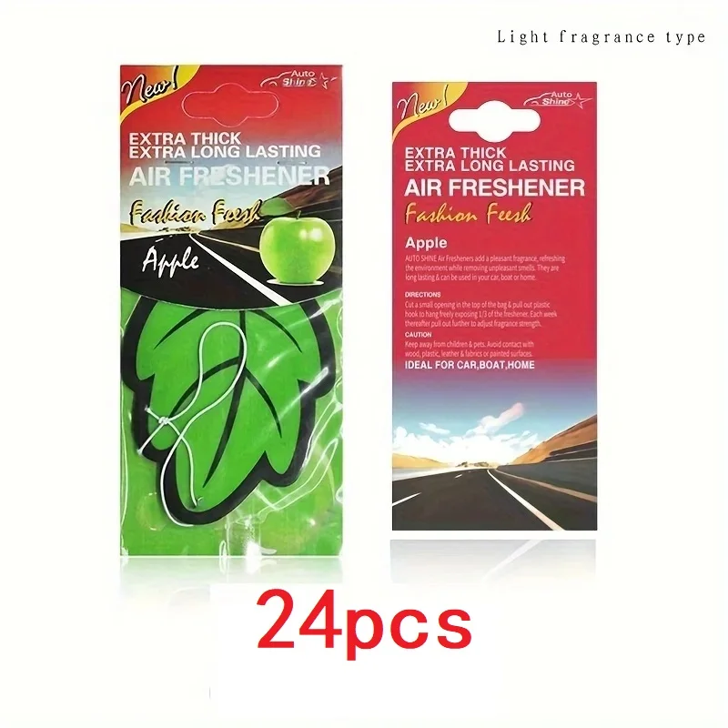 3-60 Stuks Auto Luchtverfrisser Natuurlijke Geurende Thee Papier Auto Opknoping Vanille Parfum Geur Bladvorm Auto accessoires Interieur