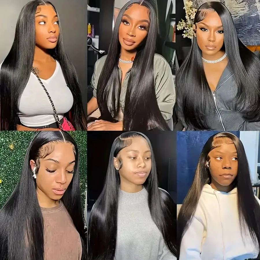 Knochenglattes Haarbündel 12A Brasilianischer Großhandel Günstige natürliche Farbe 100 % reines Echthaar Extensions 40 Zoll für schwarze Frauen