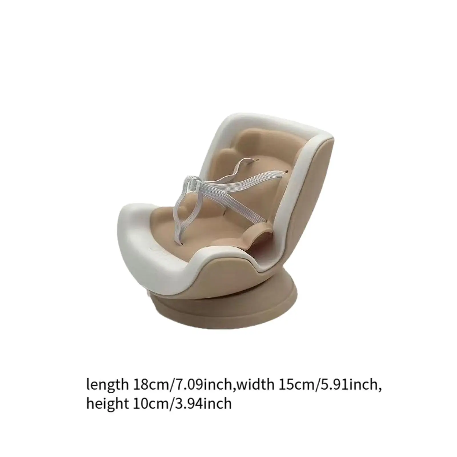 حامل مقعد السيارة للدمى، ديكور داخلي للسيارة، للعرض على سطح المكتب