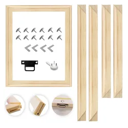 DIY Wood Canvas Stretche Wood Frame For Canvas Painting Picture Nature DIY Frame For Canvas Painting Picture Wall Art Decor