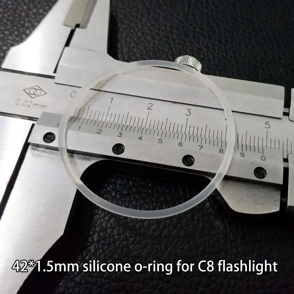 42*1.5mm Silicone O-Ring for the Head of Convoy C8 /C8+ Flashlight
