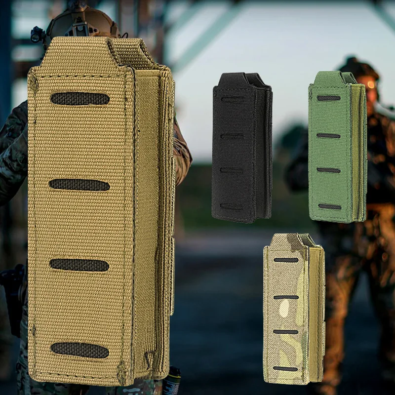 Pochette Mag Pistolet Simple 9mm Molle Pochette Mag Ouverte pour Glock