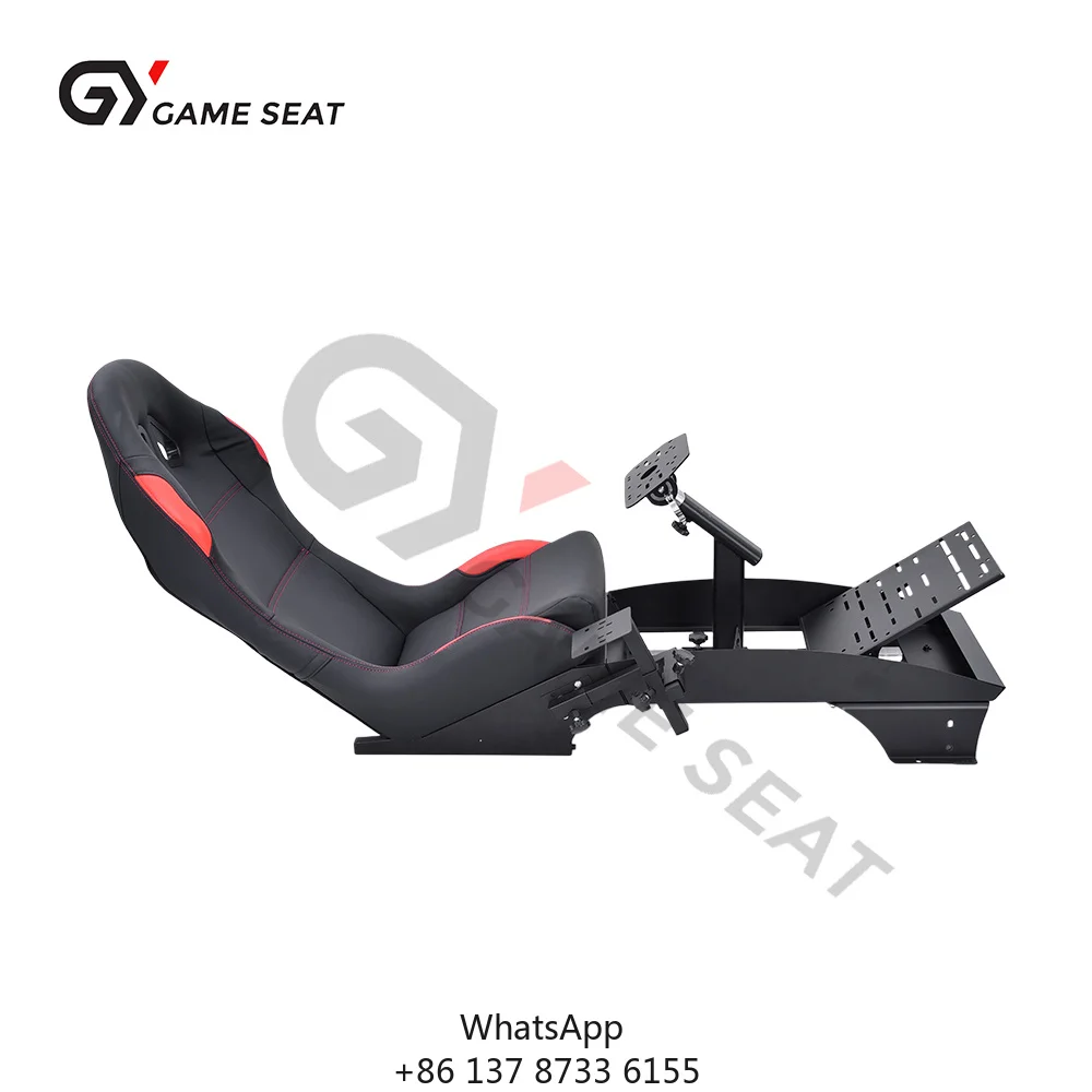 GY046 Professional Racing Simulator Seat Esports Game Steering Wheel Bracket Car Driving Simulation Cockpit