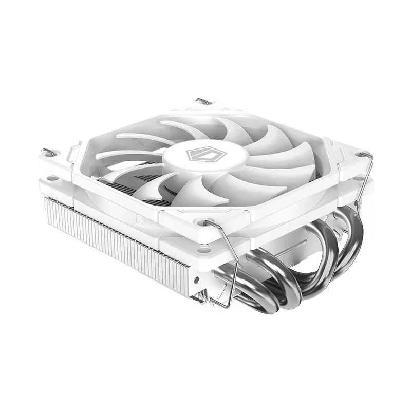 Imagem -02 - Id-resfriamento-low Profile Air Cooler Radiador Tubos de Calor Processador Cpu Cooler para Am4 Am5 Lag1700 1200 Ventilador v3 Is40x