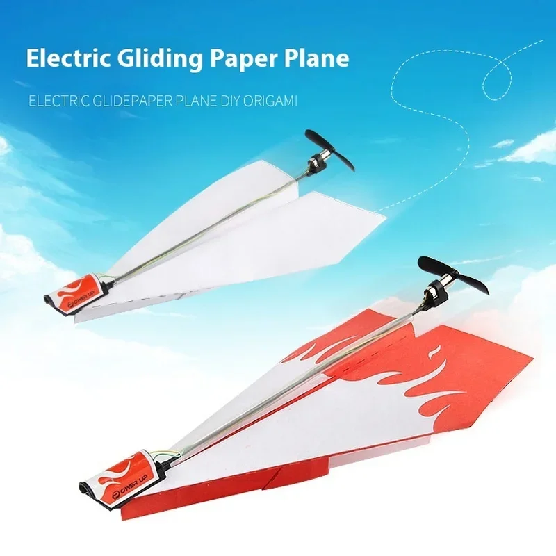 

Paper Airplane Motor Paper Airplane Kit Motor Controlled Electric Paper Plane Motor Easy To Fly with Propeller & Screwdriver