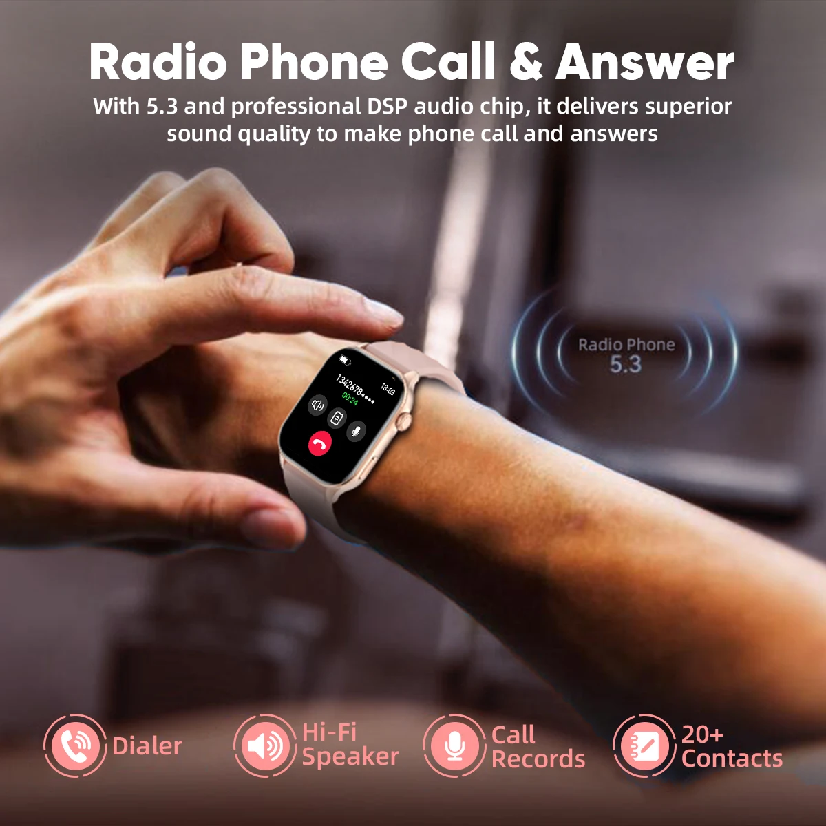 LIGE 2025 Astuto Della Vigilanza 2.01 "Full Touch BT Chiamata Vocale Sport Orologi Impermeabili Frequenza Cardiaca Ossigeno Nel Sangue Smartwatch Per Le Donne Degli Uomini