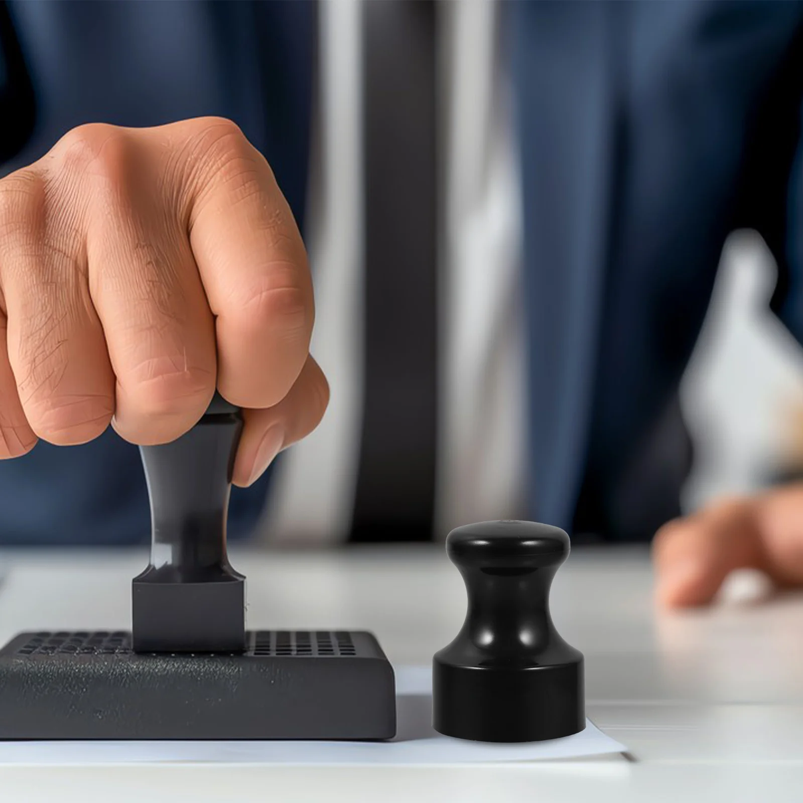 

3Pcs Round Stamps Connected Composite Material Durable for DIY Craft Letter Scrapbooking Rubber Plant Ink Pads Roller Knob