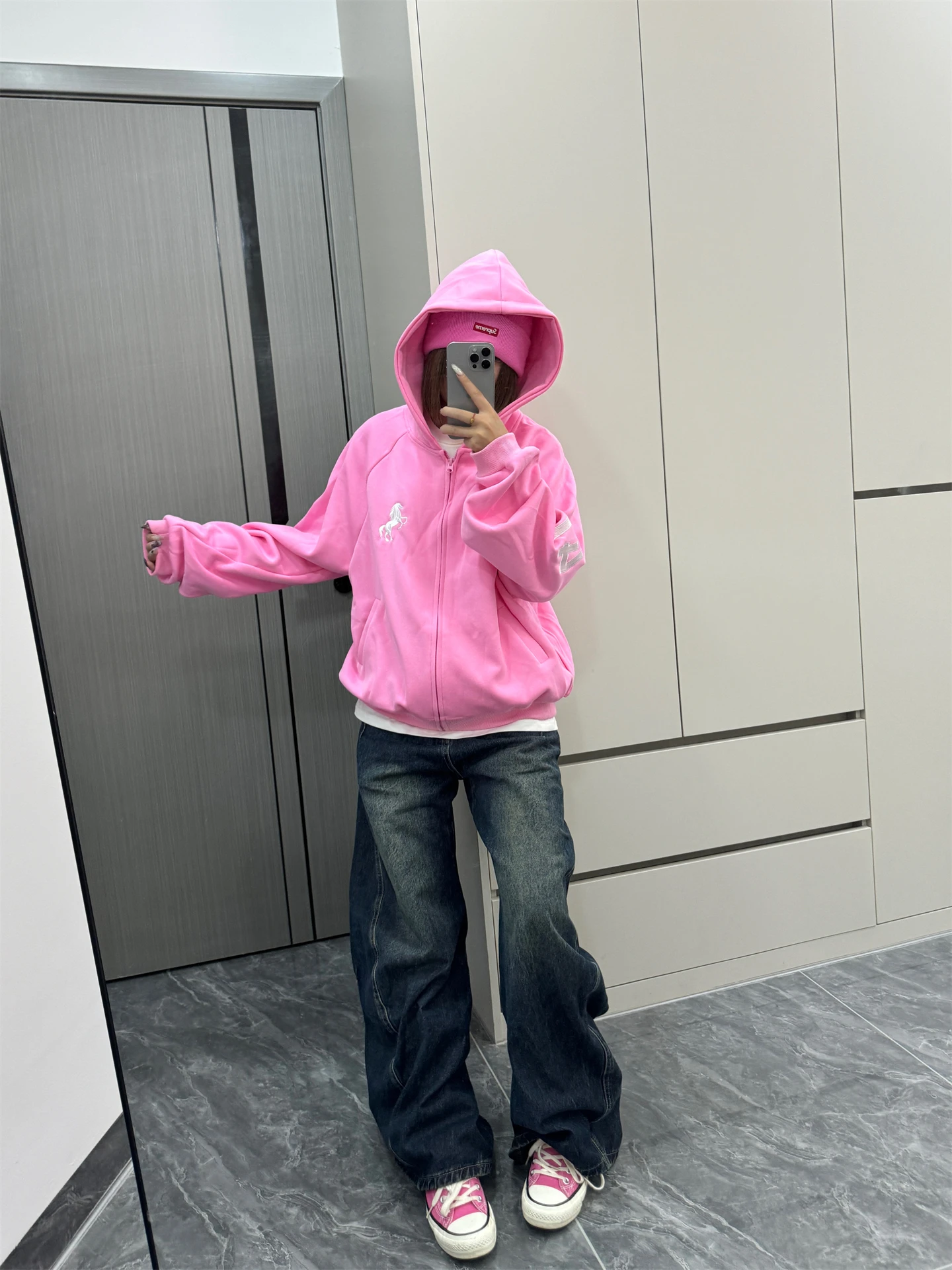 JU403 American Street Dopane Digital Print Hoodie ex Frühling Herbst Lose Casual Zipper Jaet männer frauen Sweatshirt