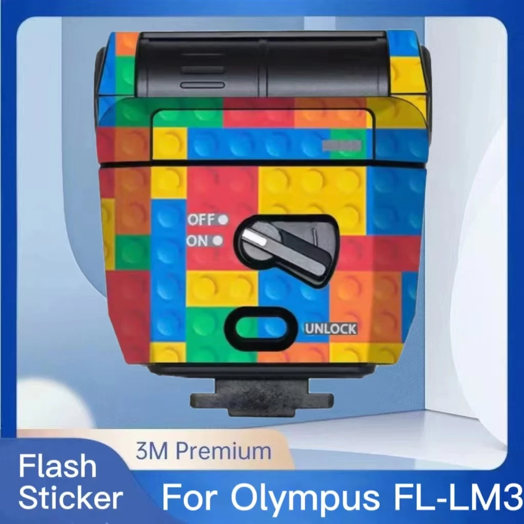 For Olympus FL-LM3 Anti-Scratch Camera Flash Sticker Coat Wrap Protective Film Body Protector Skin Cover FL LM3