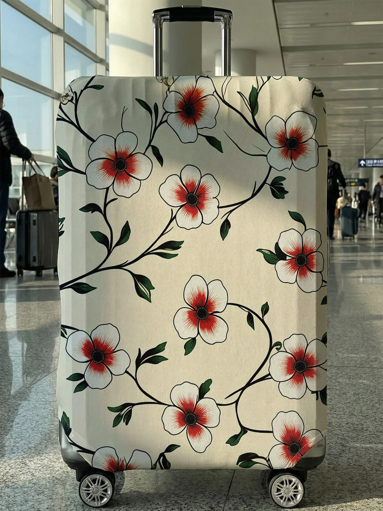 

Защитный чехол для багажа Camellia Branch Vine, подходит для чехлов для багажа размером 18-32 дюйма, чехлов для ручек багажа, дорожных аксессуаров.