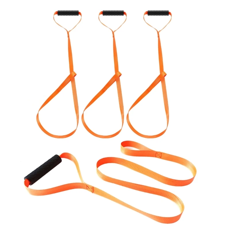 1/4pcs Heavy Duty Deer Drag Strap with Handle Nylon Deer Drag Harness Deer Tow Rope Portable Pullers Dragging Pull Rope