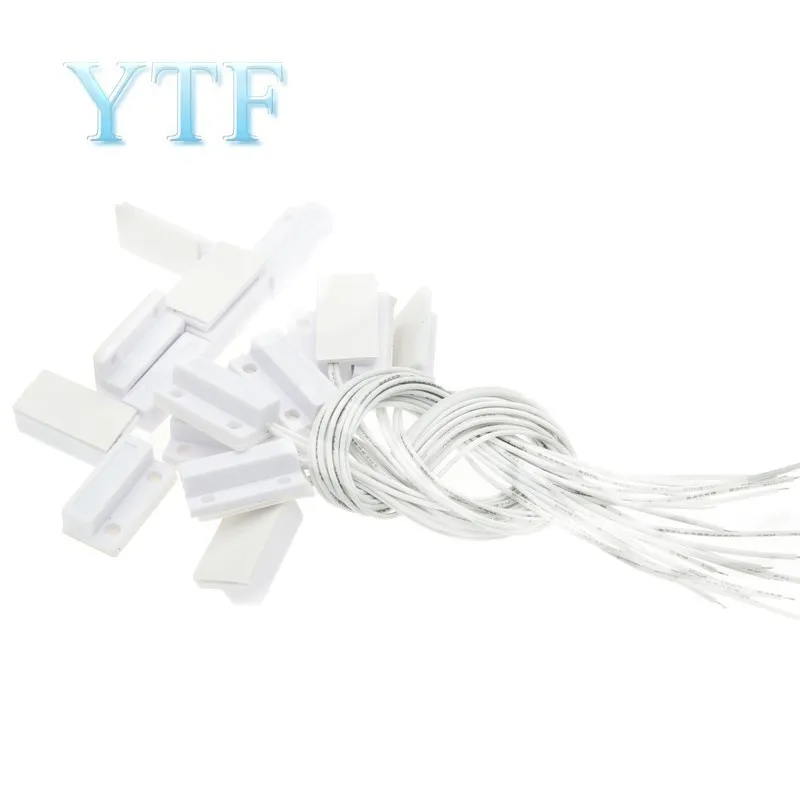  1PCS MC-38 Wired Door Window Sensor Magnetic Switch Home Alarm System Detector Reed Switch