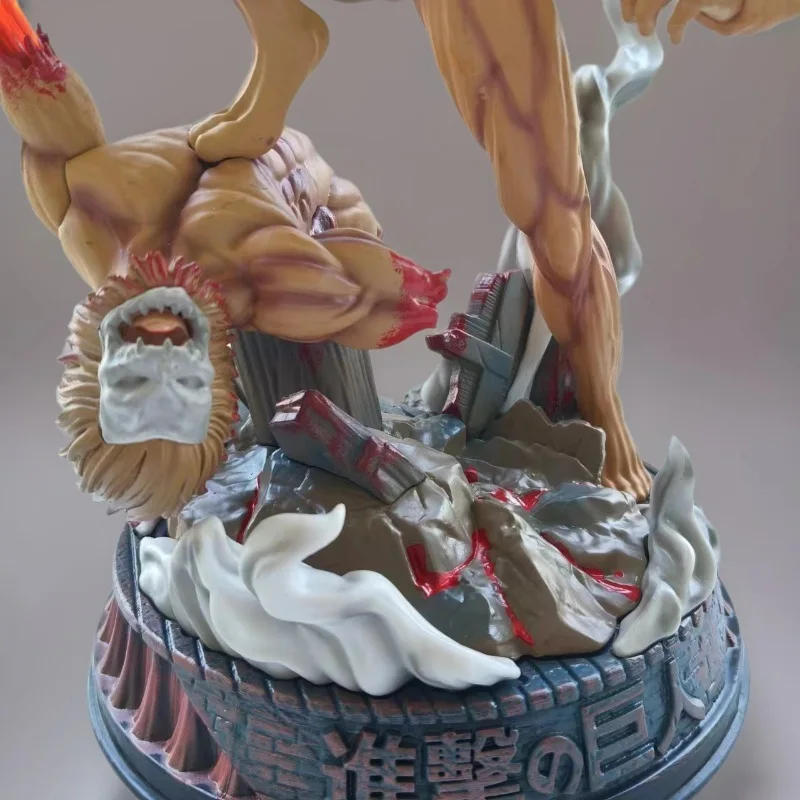 29cm/11.4 polegada eren jaeger anime ataque em titã figura de ação jaeger pvc modelo estátua boneca decoração colecionável estatueta brinquedos