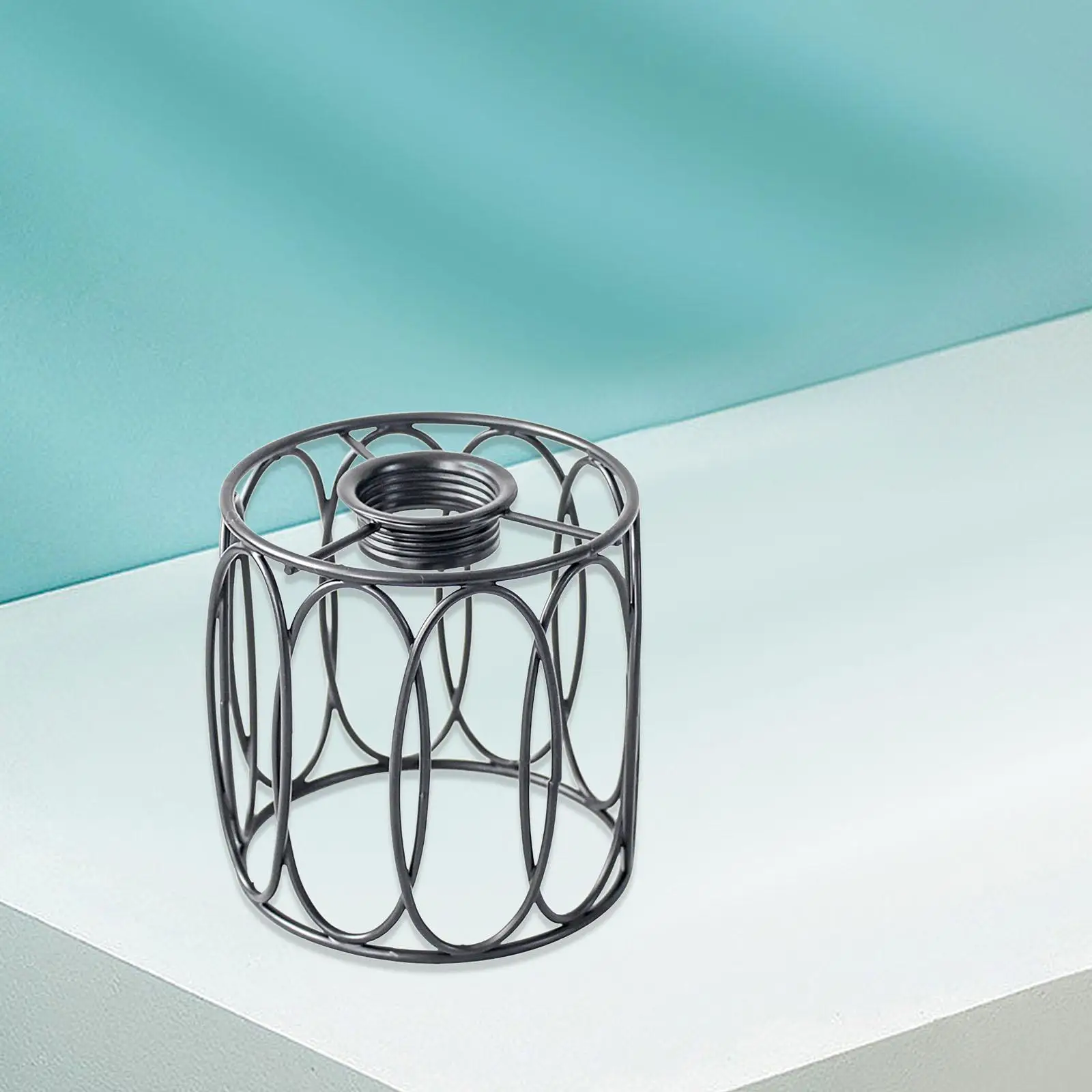 Paralume vintage Gabbia in ferro E14 Lampada in metallo Gabbia di protezione per lampada per