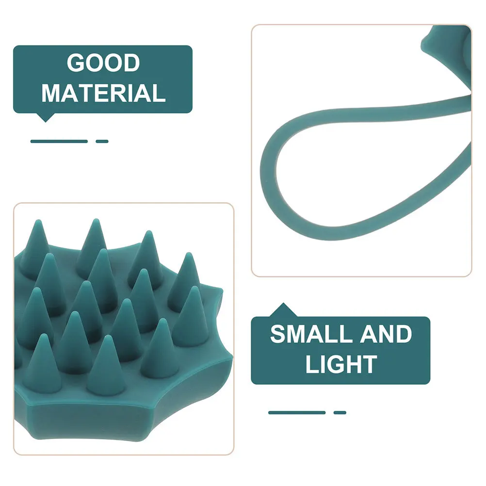 2Pcs Scalp Scrubber for Dandruff Removal Shampoo Brush with Ergonomic Design Improves Blood Circulation Gentle on All Hair Types