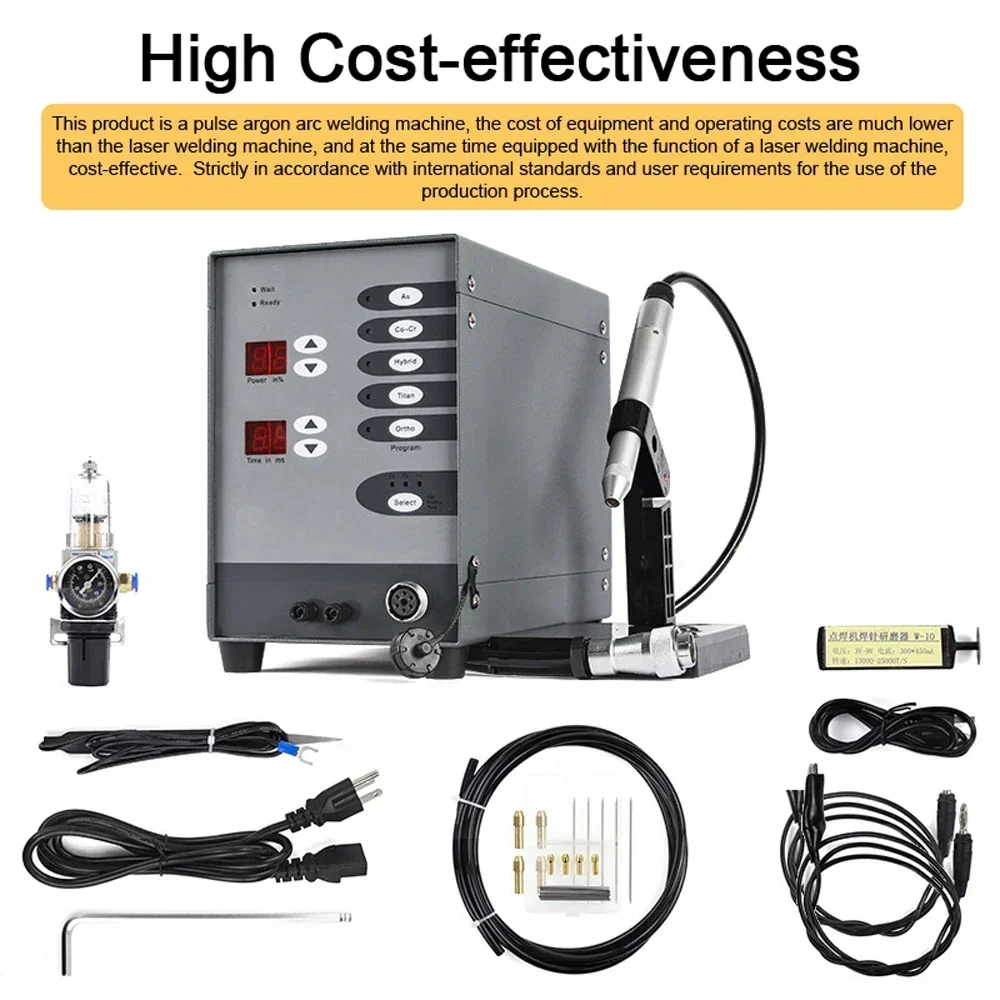 High Power Spot Welder Automatic Spot Welding Device 50-600A MCU Control System IGBT Inverter Pulse Argon Arc Welding Machine