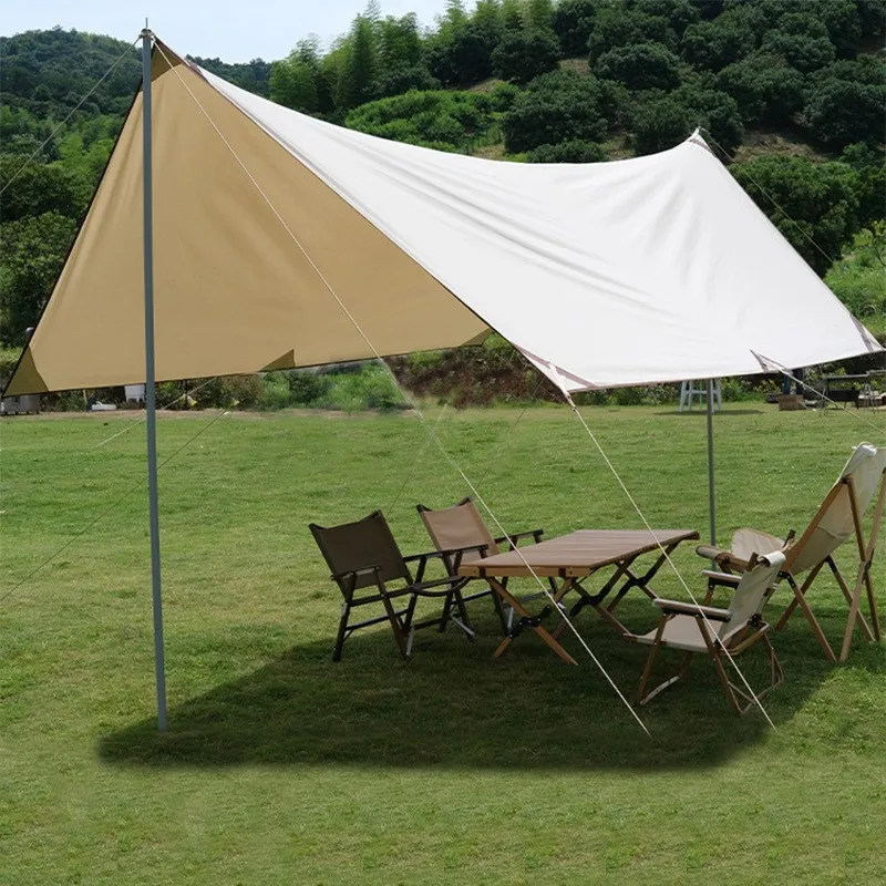 Outdoor oversized Oxford cloth canopy ultra-light rain protection outdoor camping tent