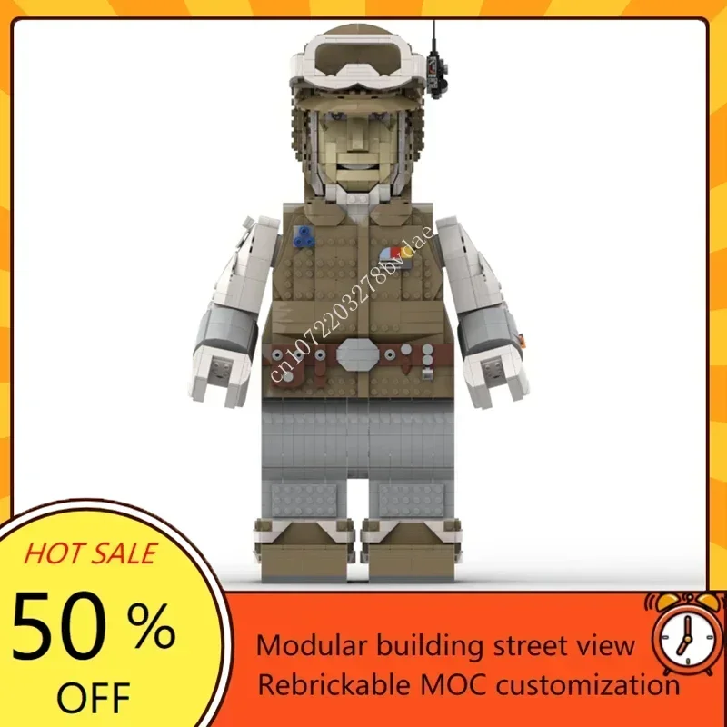 

Серия шлемов MOC Space Battle Hoth Rebel Mega, фигурка, модель на заказ, головоломка, технология, креативная сборка, игрушки, подарки для детей