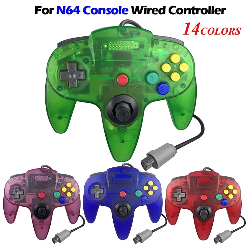 Pour Console N64/Port USB pour contrôleur N64 télécommande filaire classique manette de jeu Joystick système de jeu vidéo rétro