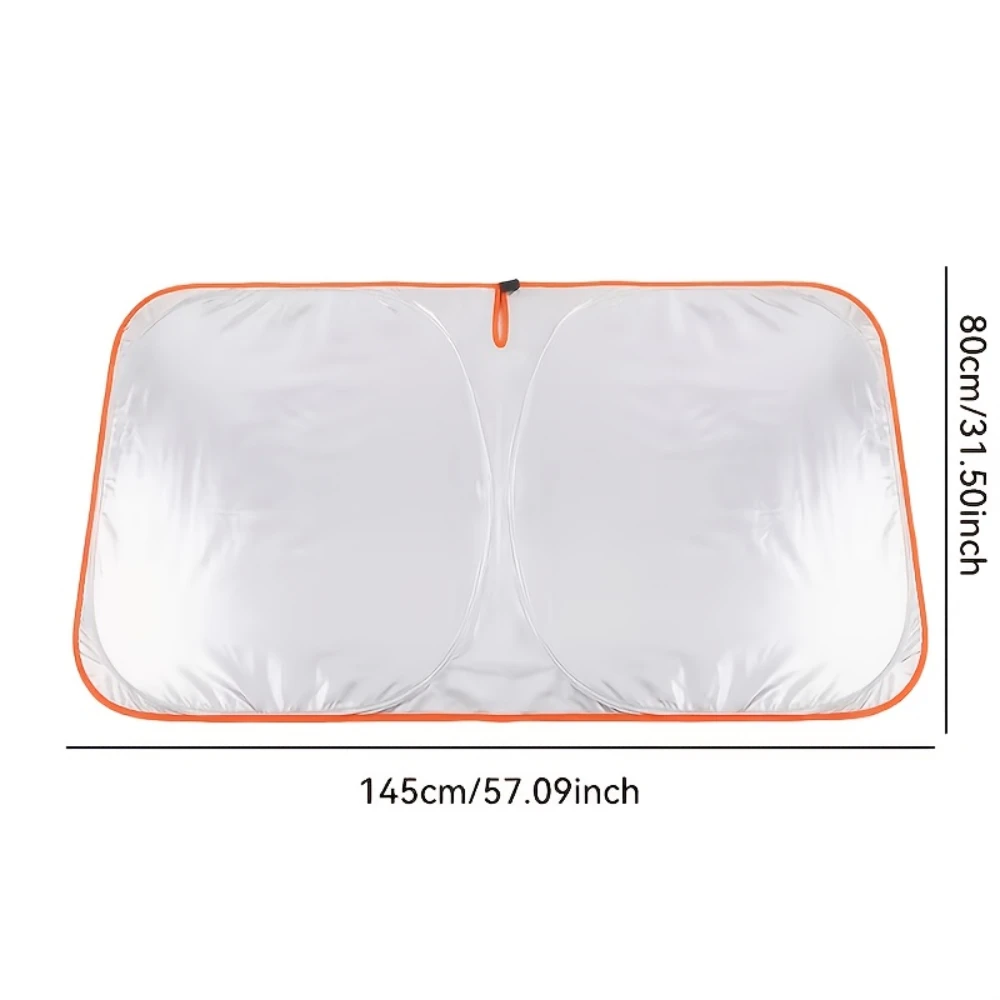Front Windshield Sunshade And Heat Insulation Cover High-Efficiency Thermal Material, Blocks Strong Light, Keeps Car Cooler