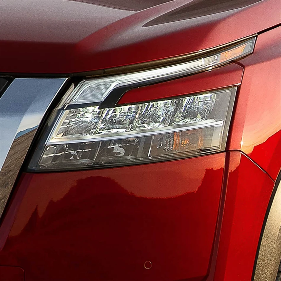 For Nissan Pathfinder 2021 2022 Car Products Front Headlight Shell Glass Lamp Shell Car Front Headlight Lens Cover Lights Shell view 2