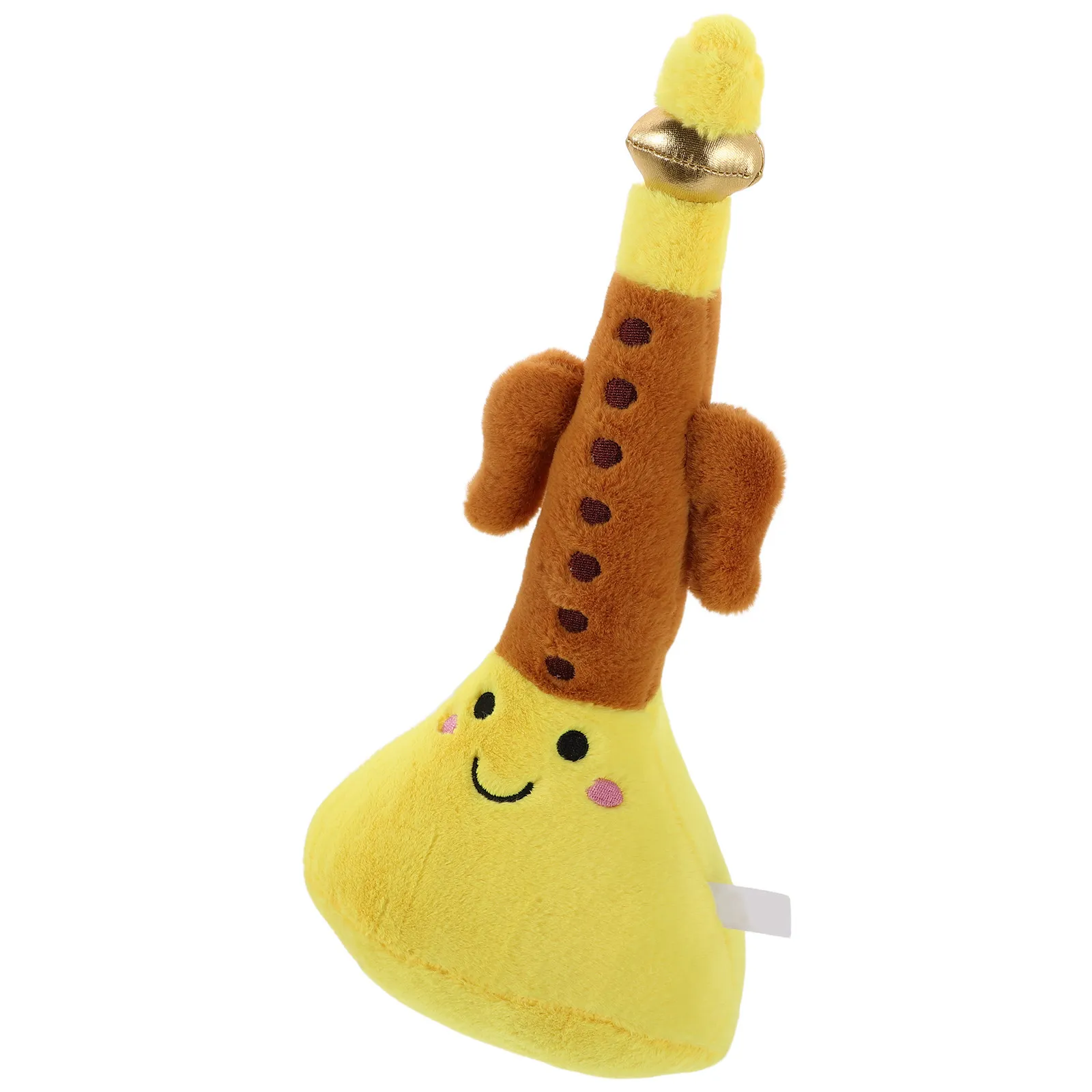 

13.4 Inch Suona Shaped Stuffed Animal - Cozy Music Inspired Decor for Bedroom Studio - Unique Cultural Gift for Girls Boys