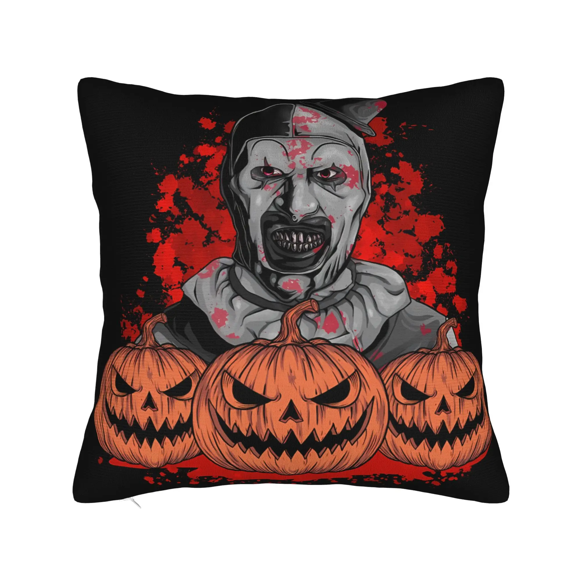 Pillow Case Terrifier Movie Design  Pillow Cover For Living Room Bed Chair Morden Pillowcases
