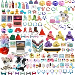 Pet Shop Accessories,Collars Drink Bowl Glasses Phone Earrings Lot for Cute Cat Collie Great Dane Dachshund Dog(No Pet)