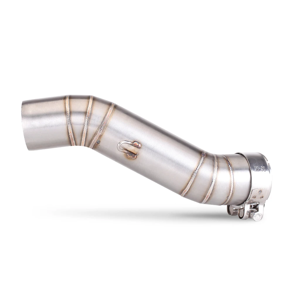 

STLF Motorcycle Exhaust Middle Link Pipe Connector Connection Mid Pipe for CB400F CBR400 CBR500X CBR500F CBR500R